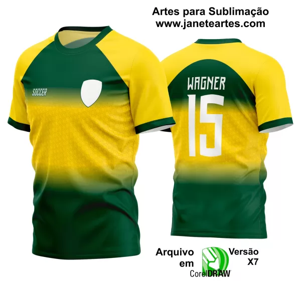 Arte Vetor Estampa Camisa Time Amador Futebol 2024