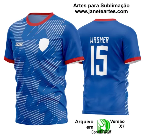 Arte Vetor Estampa Camisa Time Amador Futebol 2024