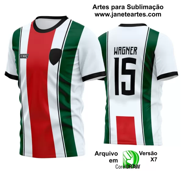 Arte Vetor Estampa Camisa Time Amador Futebol 2024