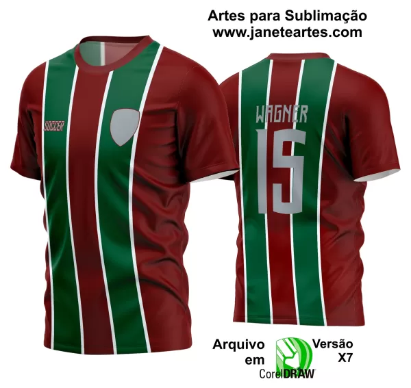 Arte Vetor Estampa Camisa Time Amador Futebol 2024