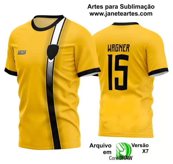 Arte Vetor Estampa Camisa Time Amador Futebol 2024