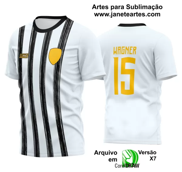 Arte Vetor Estampa Camisa Time Amador Futebol 2024