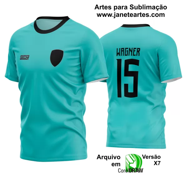 Arte Vetor Estampa Camisa Time Amador Futebol 2024