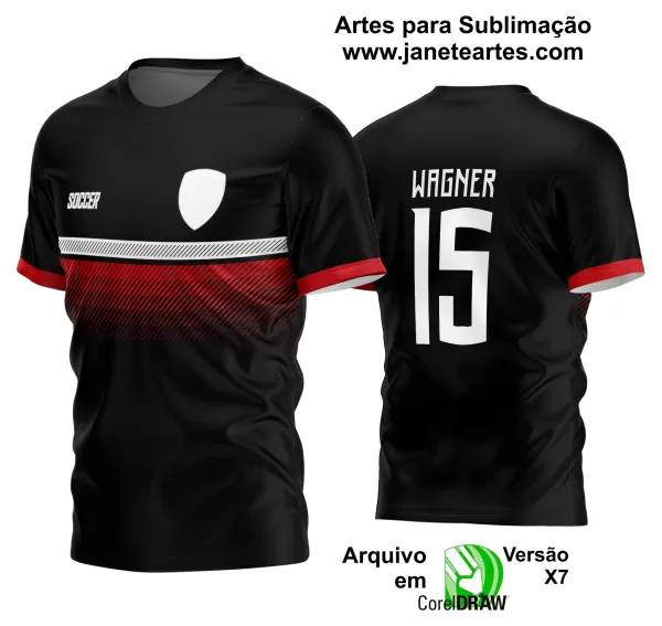 Arte Vetor Estampa Camisa Time Amador Futebol 2024