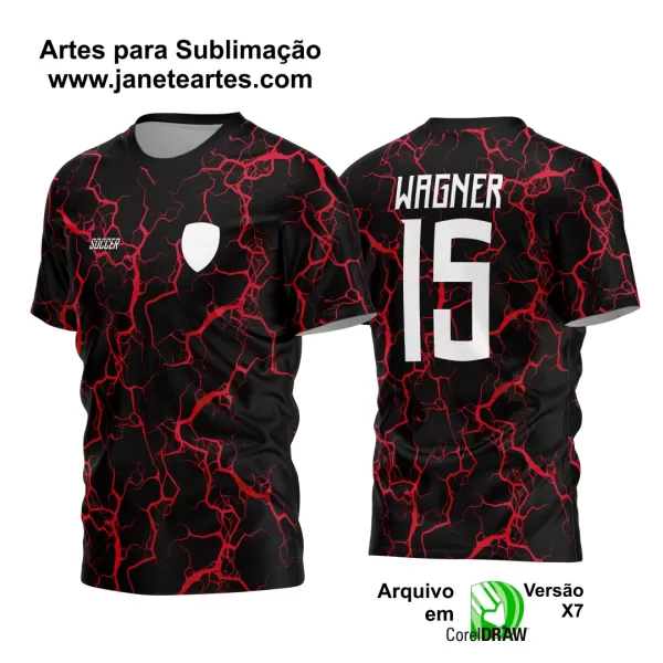 Arte Vetor Estampa Camisa Time Amador Futebol 2024