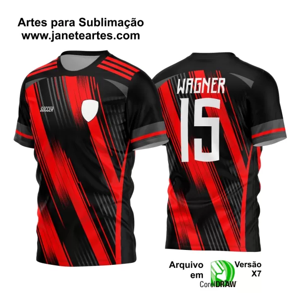 Arte Vetor Estampa Camisa Time Amador Futebol 2024