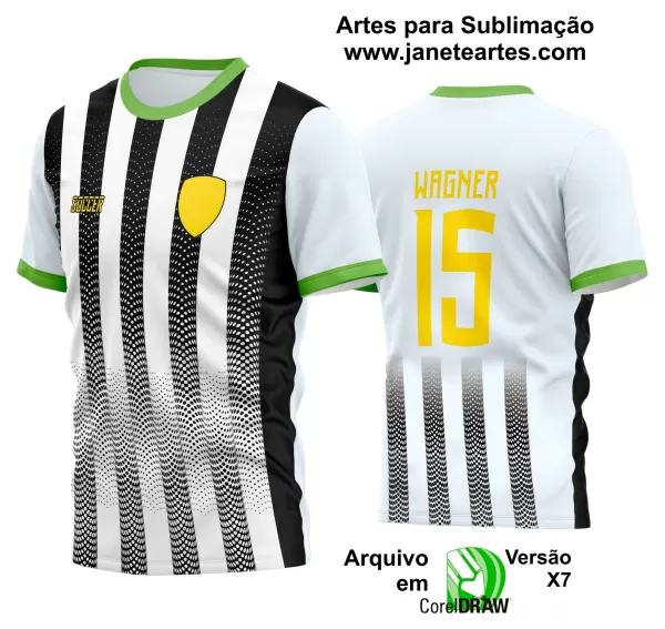 Arte Vetor Estampa Camisa Time Amador Futebol 2024