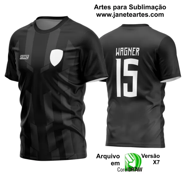 Arte Vetor Estampa Camisa Time Amador Futebol 2024