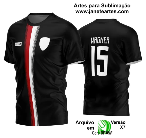 Arte Vetor Estampa Camisa Time Amador Futebol 2024