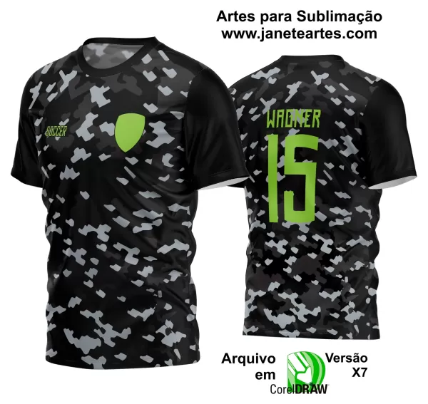 Arte Vetor Estampa Camisa Time Amador Futebol 2024