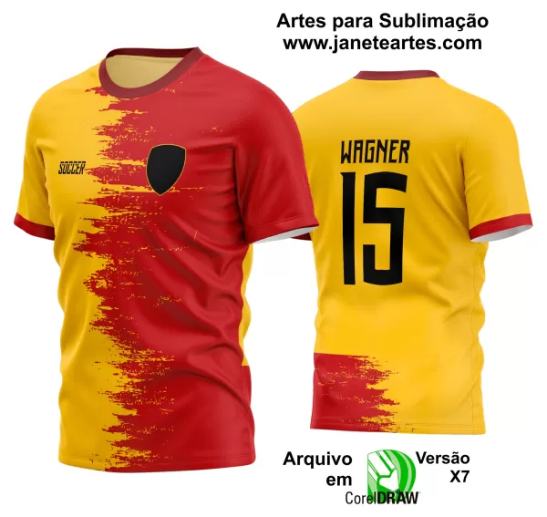 Arte Vetor Estampa Camisa Time Amador Futebol 2024