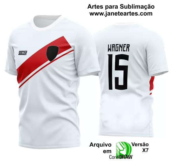 Arte Vetor Estampa Camisa Time Amador Futebol 2024