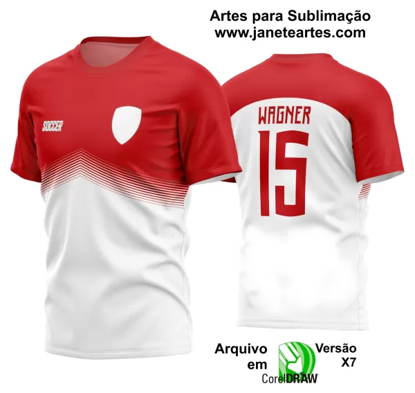 Arte Vetor Estampa Camisa Time Amador Futebol 2024