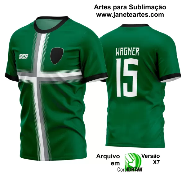 Arte Vetor Estampa Camisa Time Amador Futebol 2024