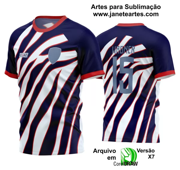 Arte Vetor Estampa Camisa Time Amador Futebol 2024