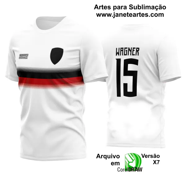 Arte Vetor Estampa Camisa Time Amador Futebol 2024