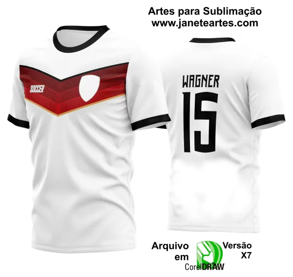 Arte Vetor Estampa Camisa Time Amador Futebol 2024