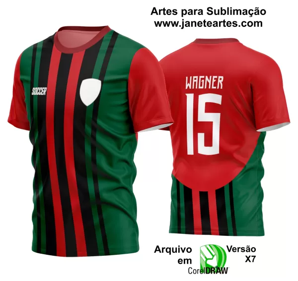 Arte Vetor Estampa Camisa Time Amador Futebol 2024