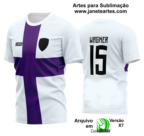 Arte Vetor Estampa Camisa Time Amador Futebol 2024