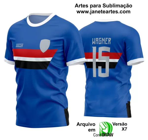 Arte Vetor Estampa Camisa Time Amador Futebol 2024