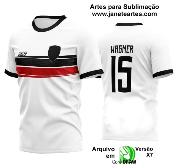 Arte Vetor Estampa Camisa Time Amador Futebol 2024