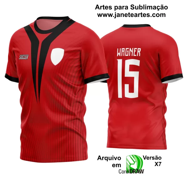 Arte Vetor Estampa Camisa Time Amador Futebol 2024