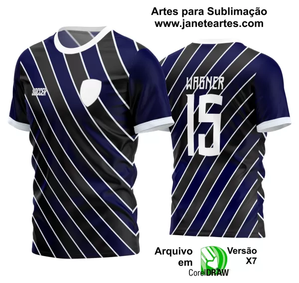 Arte Vetor Estampa Camisa Time Amador Futebol 2024