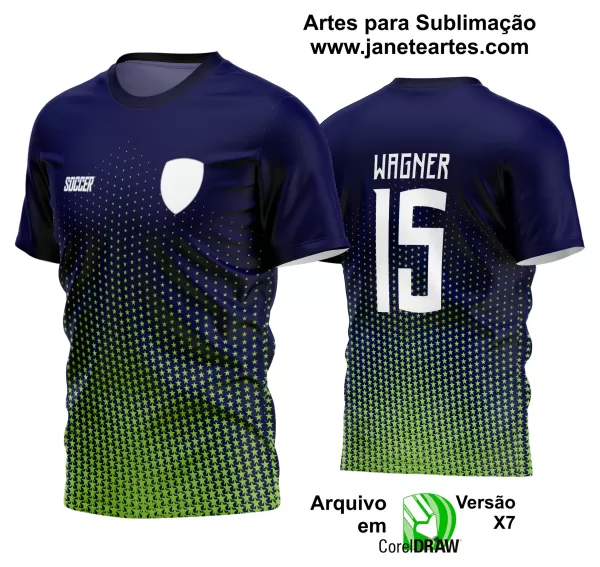 Arte Vetor Estampa Camisa Time Amador Futebol 2024