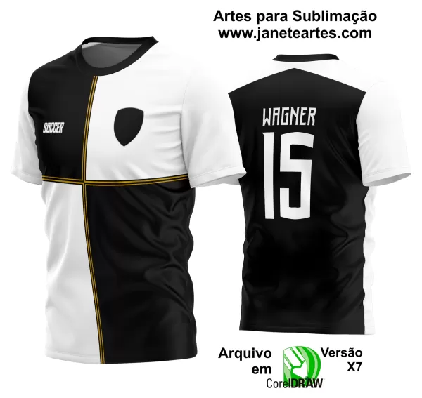 Arte Vetor Estampa Camisa Time Amador Futebol 2024