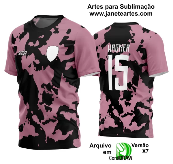 Arte Vetor Estampa Camisa Time Amador Futebol 2024