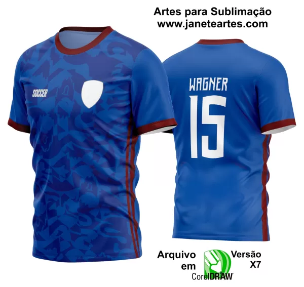 Arte Vetor Estampa Camisa Time Amador Futebol 2024