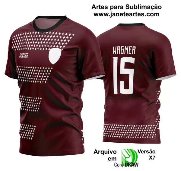 Arte Vetor Estampa Camisa Time Amador Futebol 2024