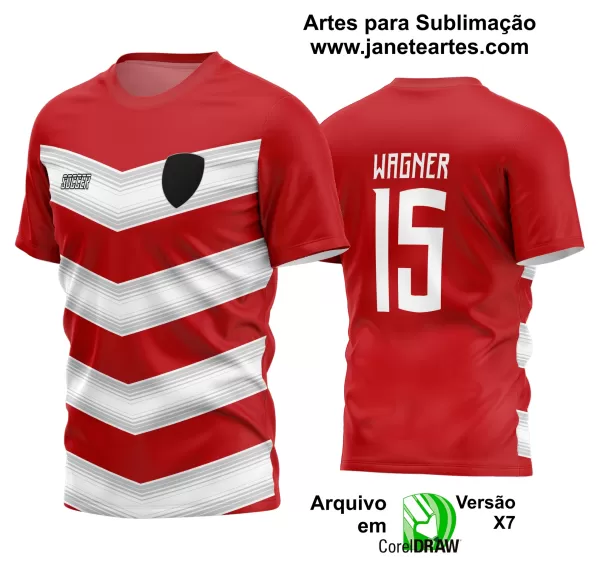 Arte Vetor Estampa Camisa Time Amador Futebol 2024