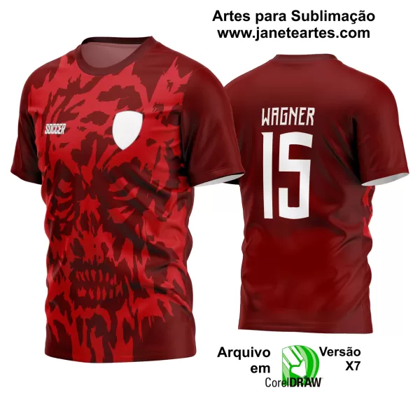 Arte Vetor Estampa Camisa Time Amador Futebol 2024