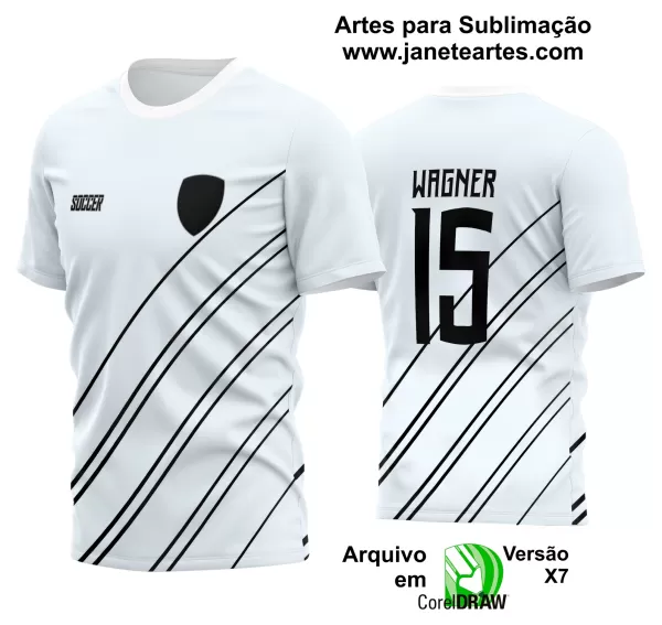 Arte Vetor Estampa Camisa Time Amador Futebol 2024