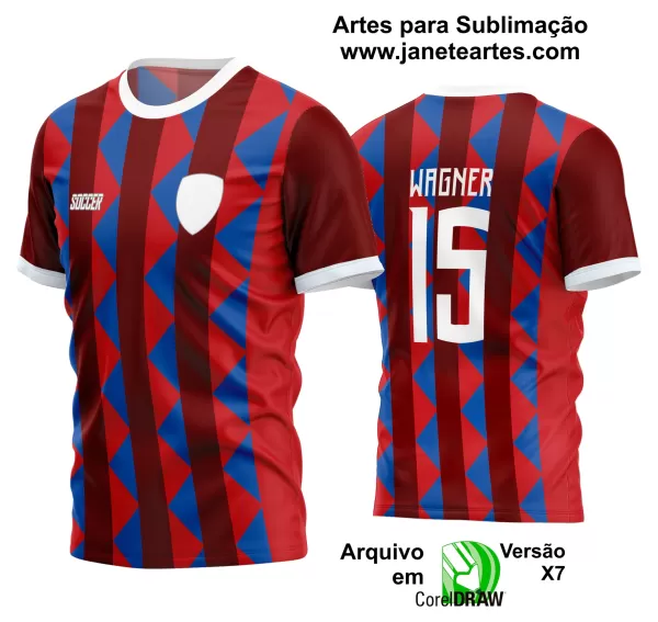 Arte Vetor Estampa Camisa Time Amador Futebol 2024