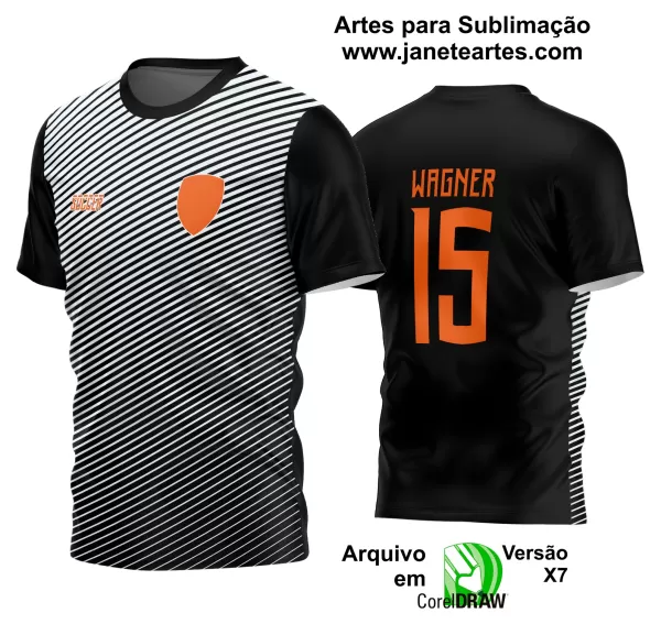 Arte Vetor Estampa Camisa Time Amador Futebol 2024