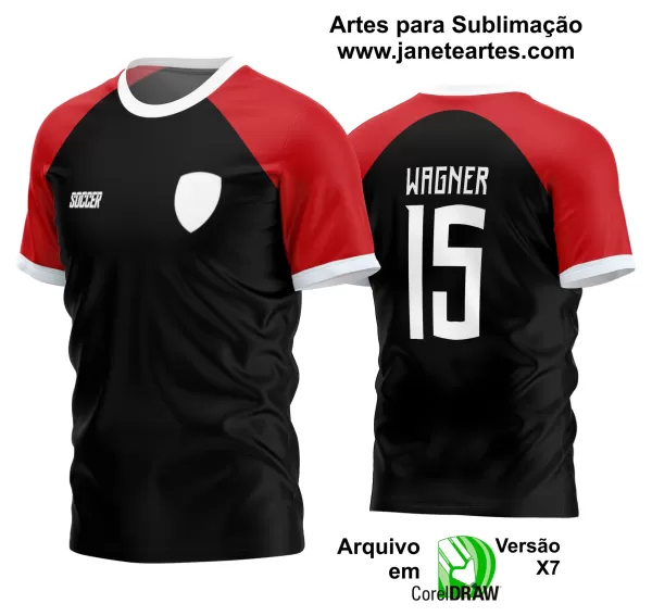 Arte Vetor Estampa Camisa Time Amador Futebol 2024