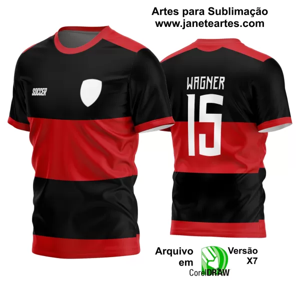 Arte Vetor Estampa Camisa Time Amador Futebol 2024