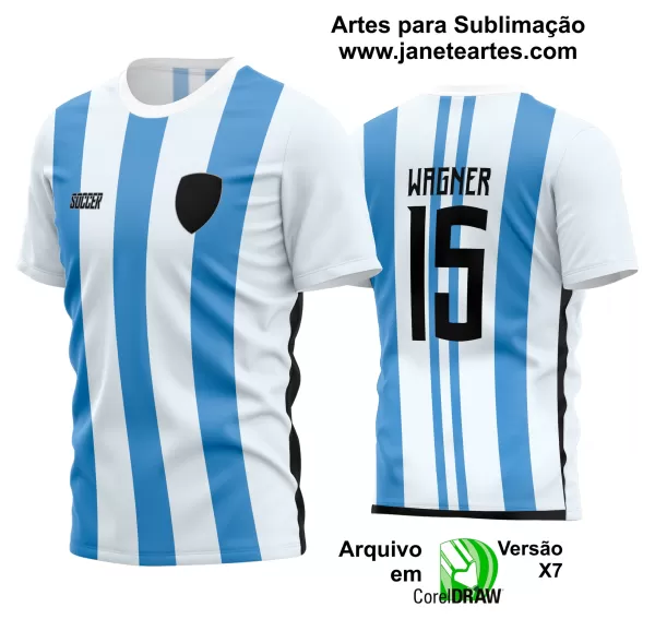 Arte Vetor Estampa Camisa Time Amador Futebol 2024