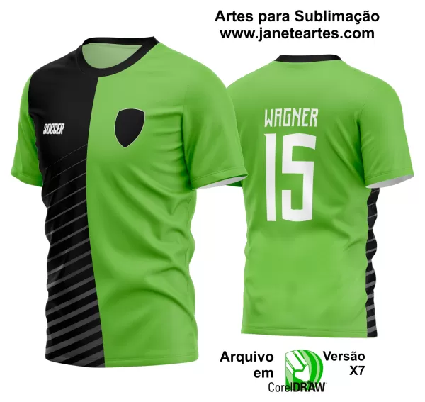 Arte Vetor Estampa Camisa Time Amador Futebol 2024