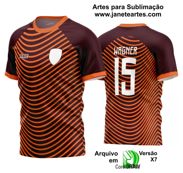 Arte Vetor Estampa Camisa Time Amador Futebol 2024