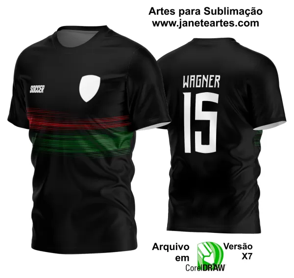 Arte Vetor Estampa Camisa Time Amador Futebol 2024