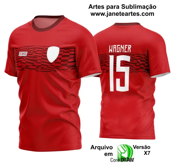 Arte Vetor Estampa Camisa Time Amador Futebol 2024