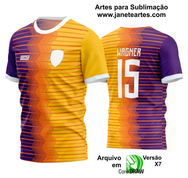 Arte Vetor Estampa Camisa Time Amador Futebol 2024