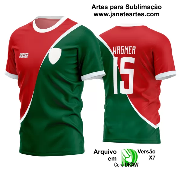 Arte Vetor Estampa Camisa Time Amador Futebol 2024