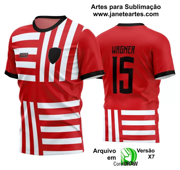 Arte Vetor Estampa Camisa Time Amador Futebol 2024