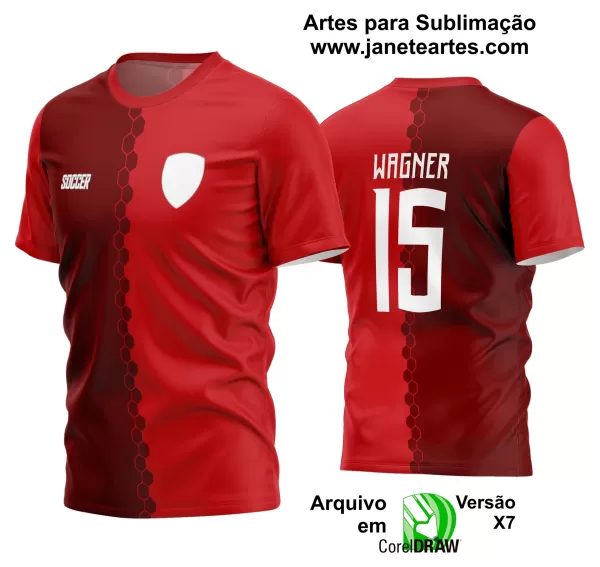 Arte Vetor Estampa Camisa Time Amador Futebol 2024