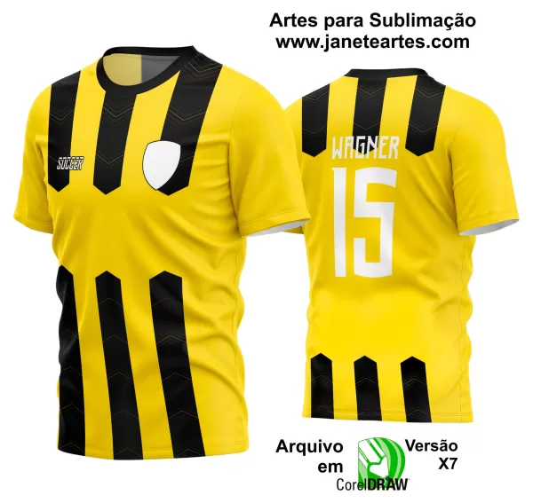 Arte Vetor Estampa Camisa Time Amador Futebol 2024