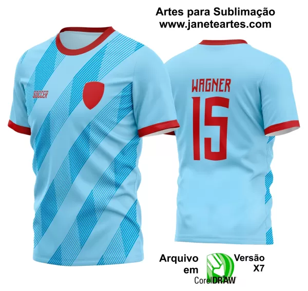 Arte Vetor Estampa Camisa Time Amador Futebol 2024